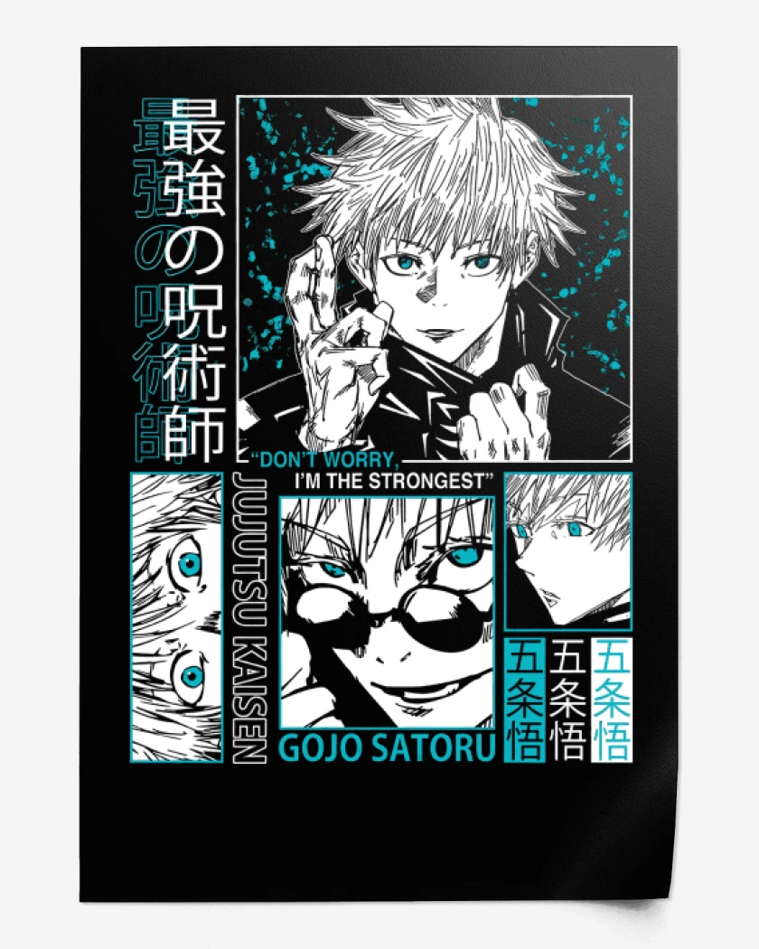 Print Satoru Gojo