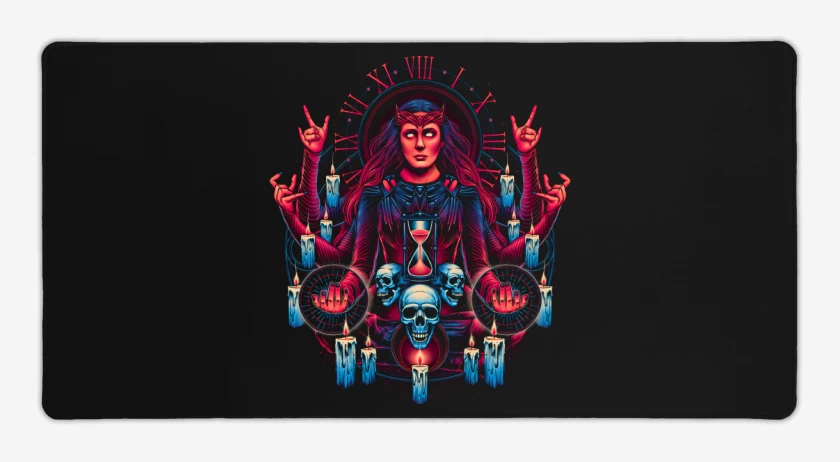 Mouse pad Gamer Negro de Wonderful Witchcraft