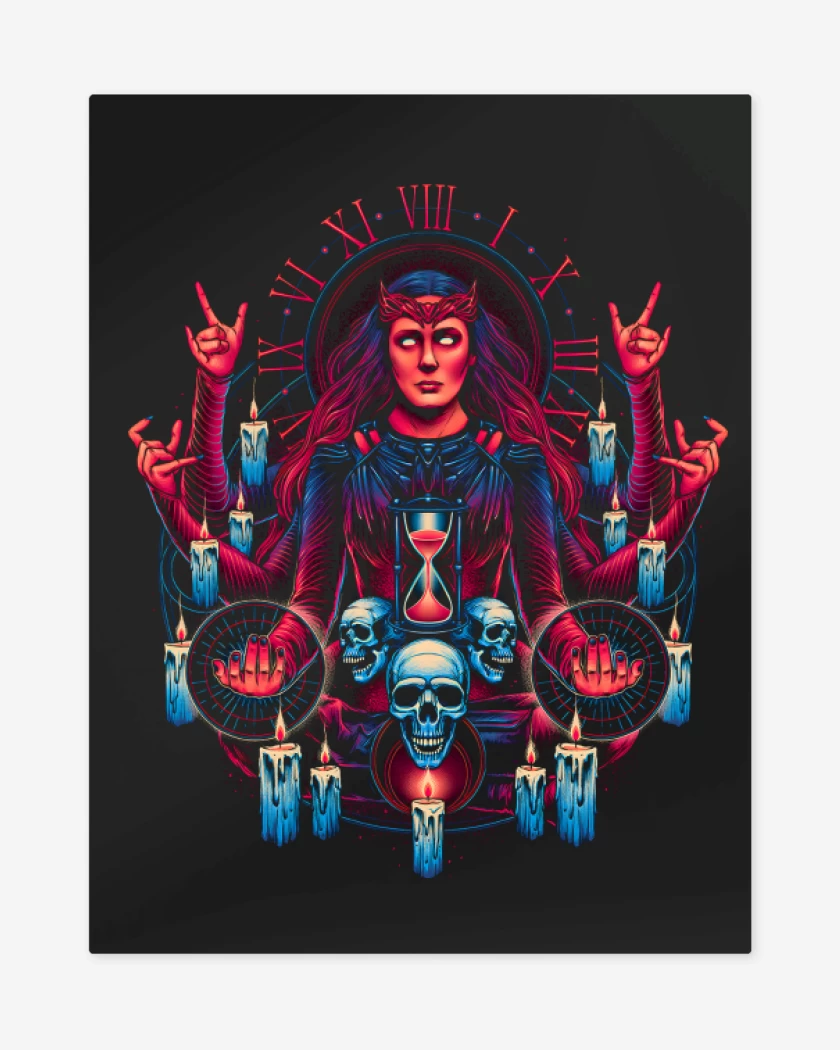 Print metalico Negro de Wonderful Witchcraft