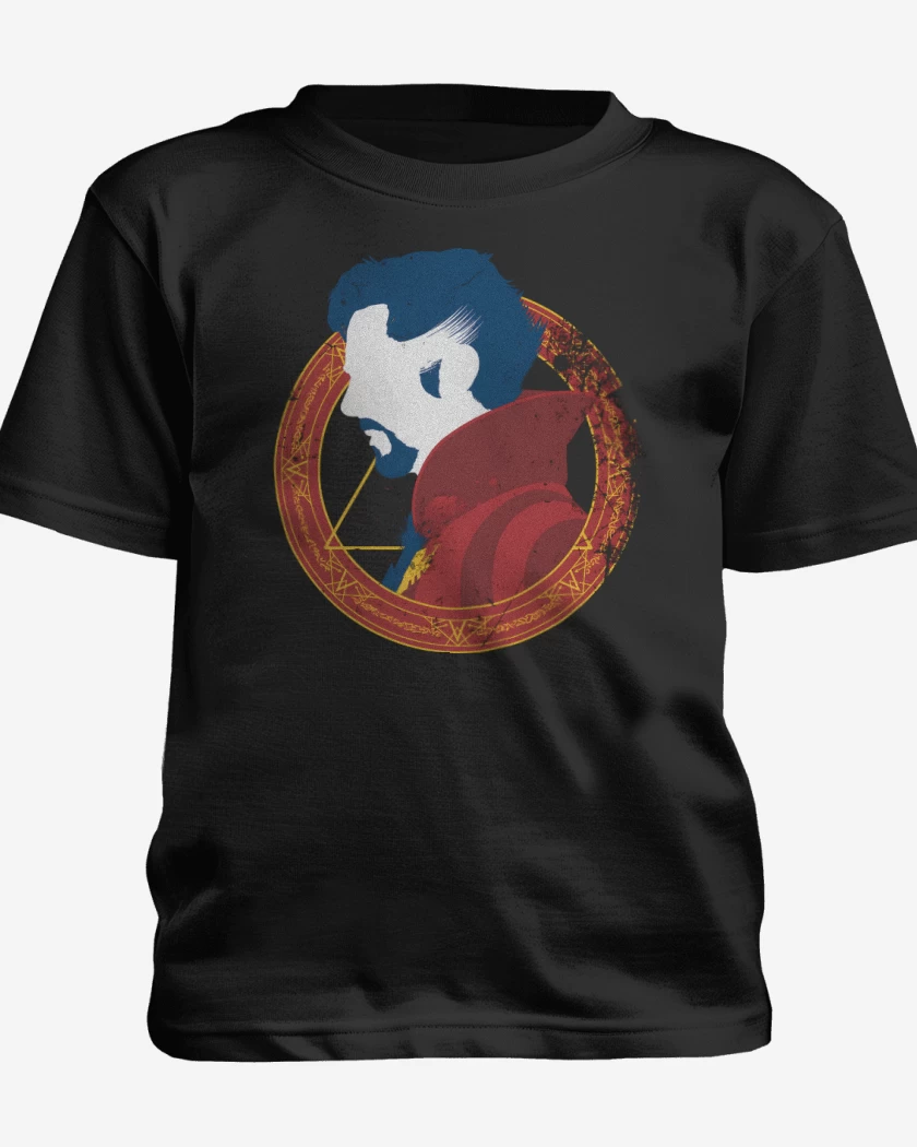 Polera de niño Negro de Un Viajero Extraño