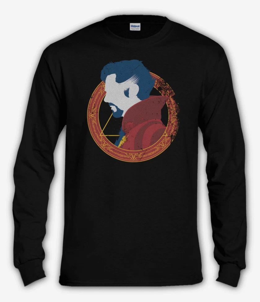 Polera manga larga Negro de Un Viajero Extraño