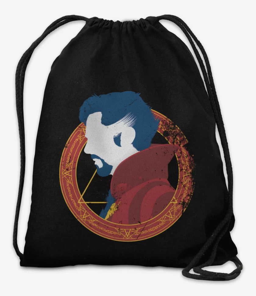 Mochila Negro de Un Viajero Extraño