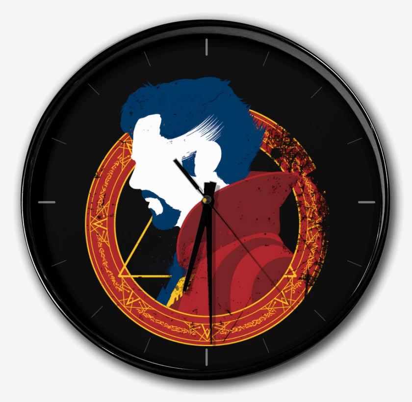 Reloj Negro de Un Viajero Extraño