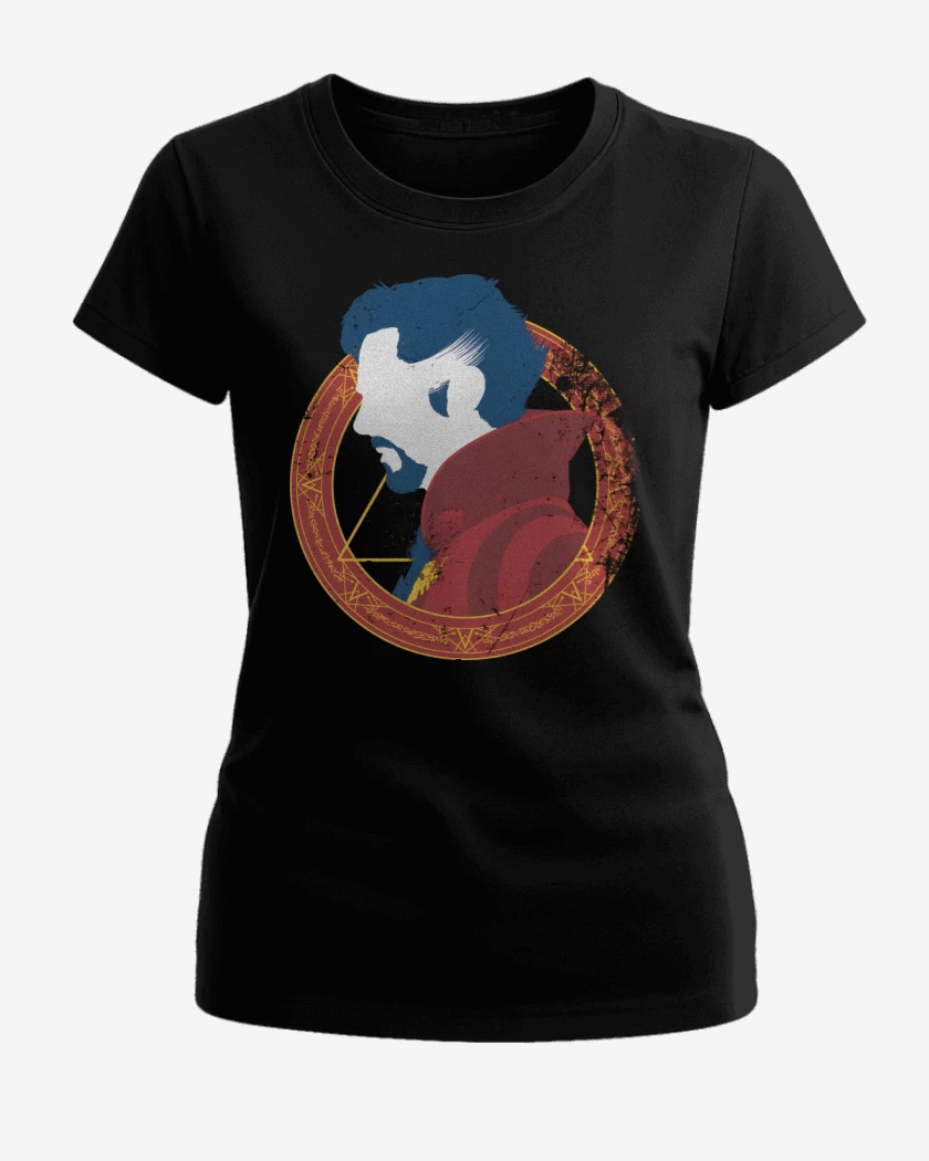 Polera de Mujer Negro de Un Viajero Extraño