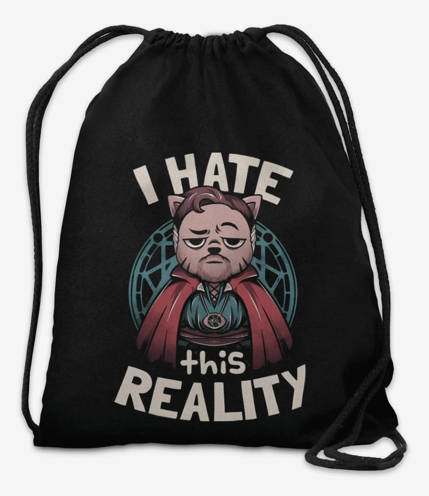 Mochila Negro de Strange Cat