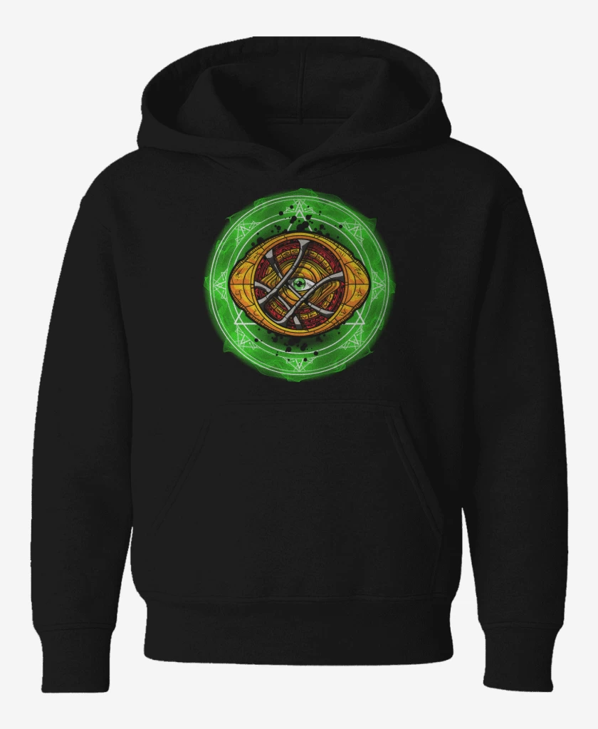 Poleron de niño Negro de El Tercer Ojo de Agamotto