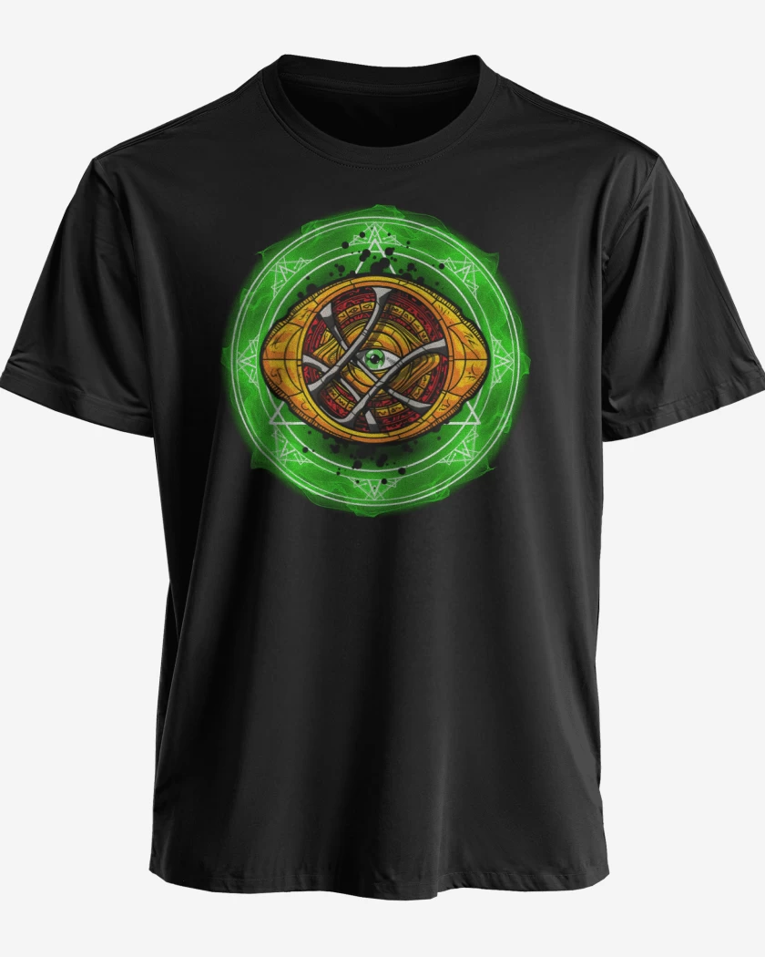 Polera premium Negro de El Tercer Ojo de Agamotto