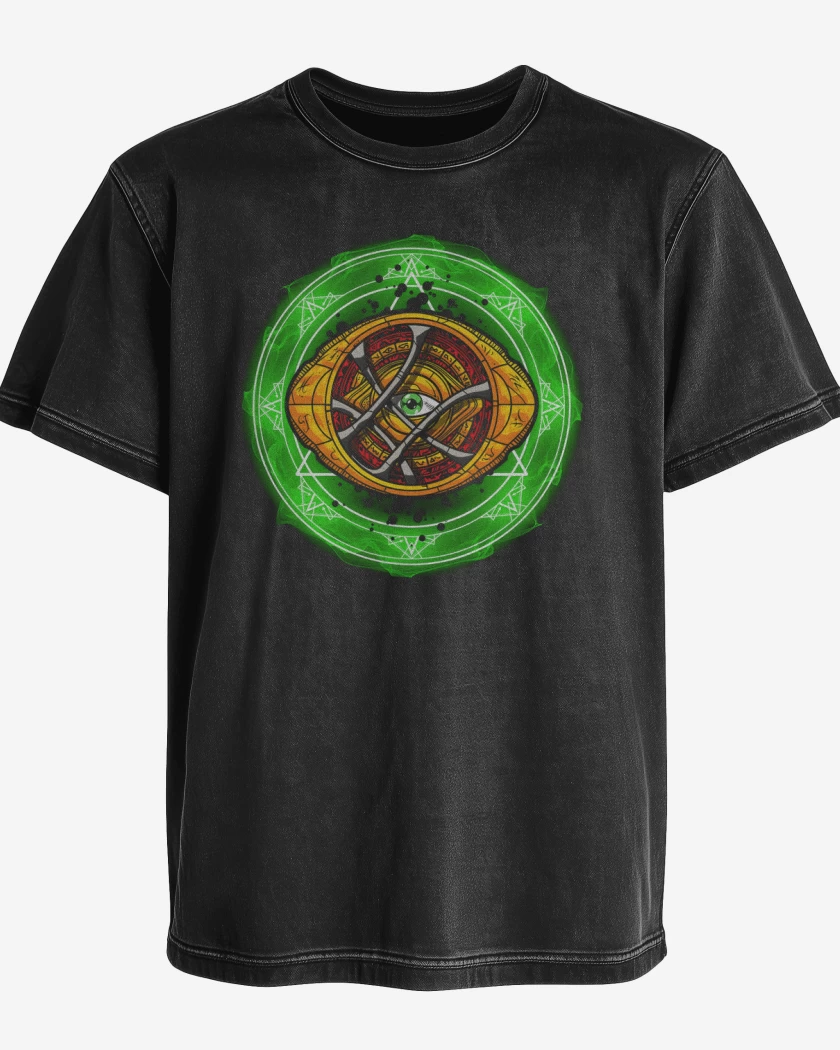 Polera desgastada El Tercer Ojo de Agamotto