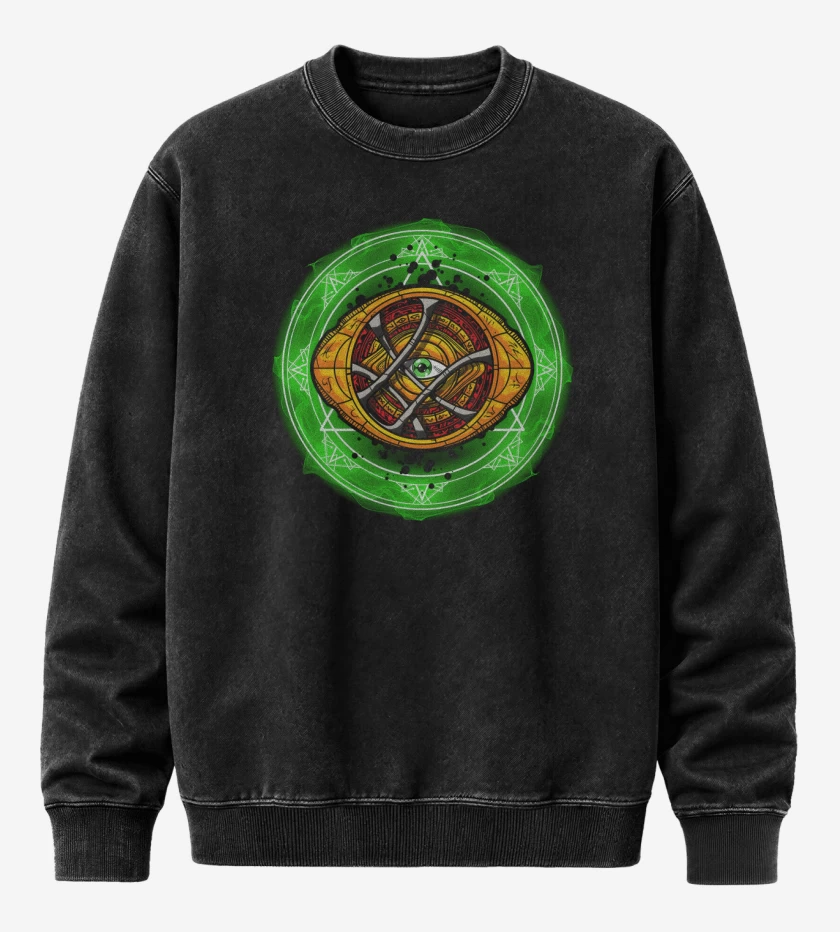 Poleron Polo Acid Wash El Tercer Ojo de Agamotto