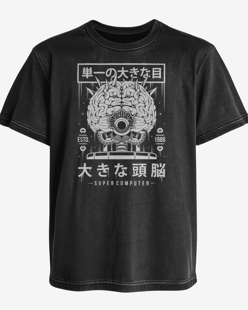 Polera desgastada Cerebro Madre