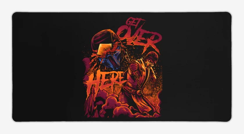 Mouse pad Gamer Get Over HERE
