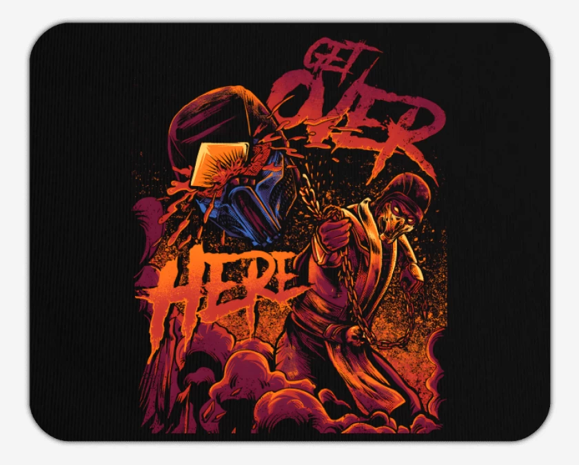 Mousepad Negro de Get Over HERE