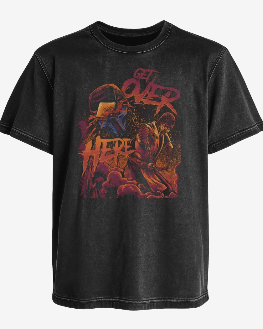 Polera desgastada Get Over HERE