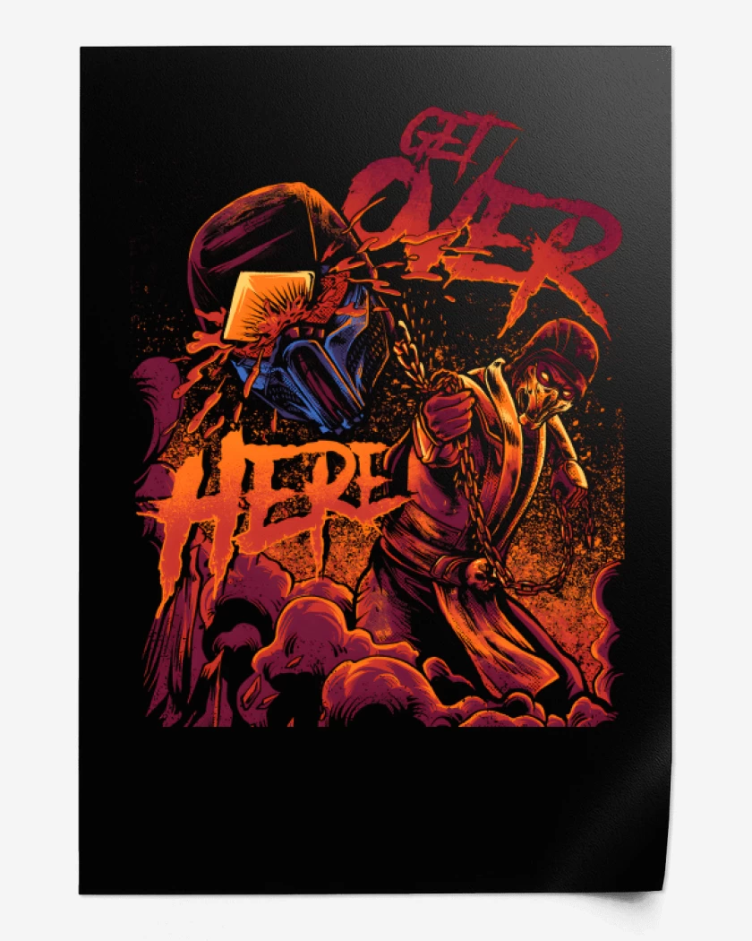Print Get Over HERE