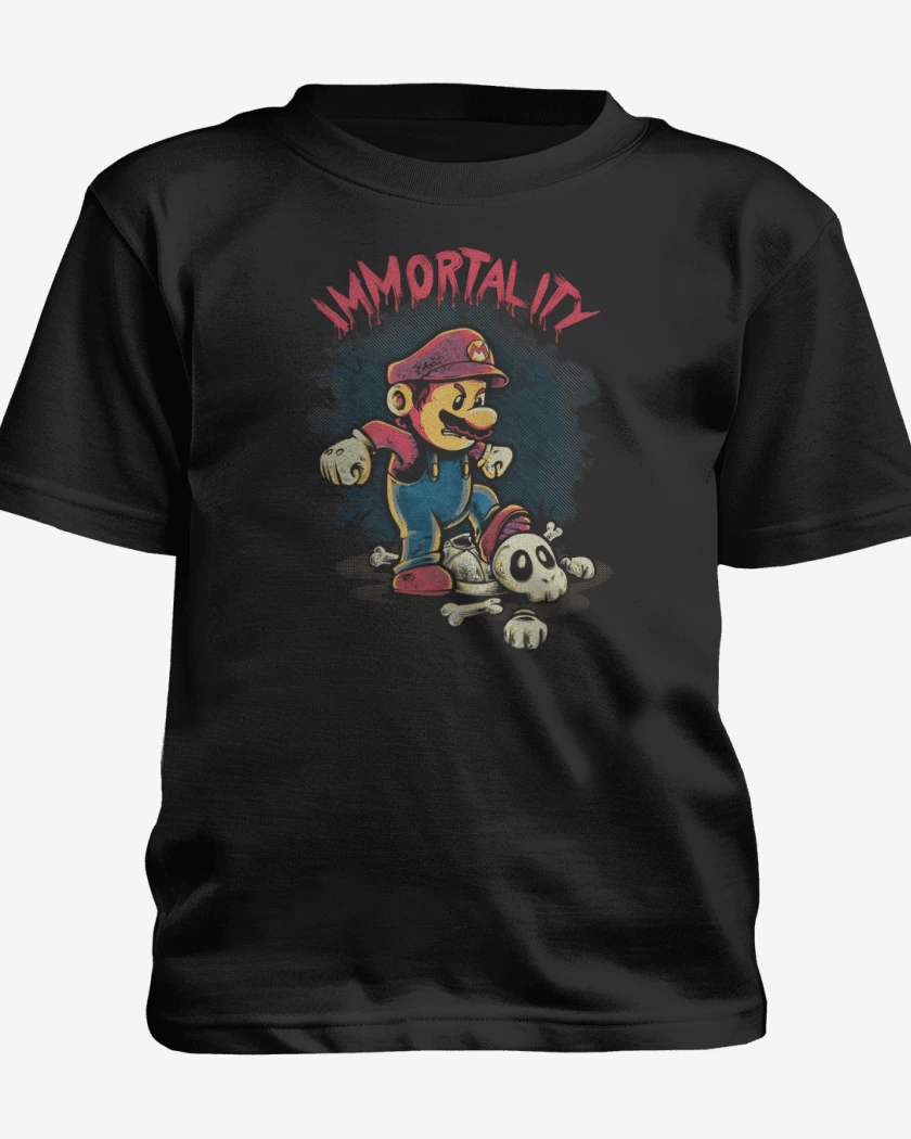 Polera de niño Negro de Immortality 