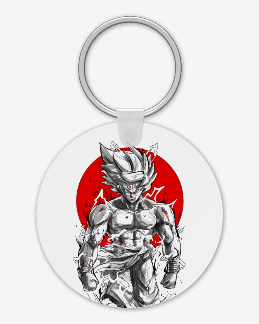 Llavero Blanco de Goku Beast Saiyan