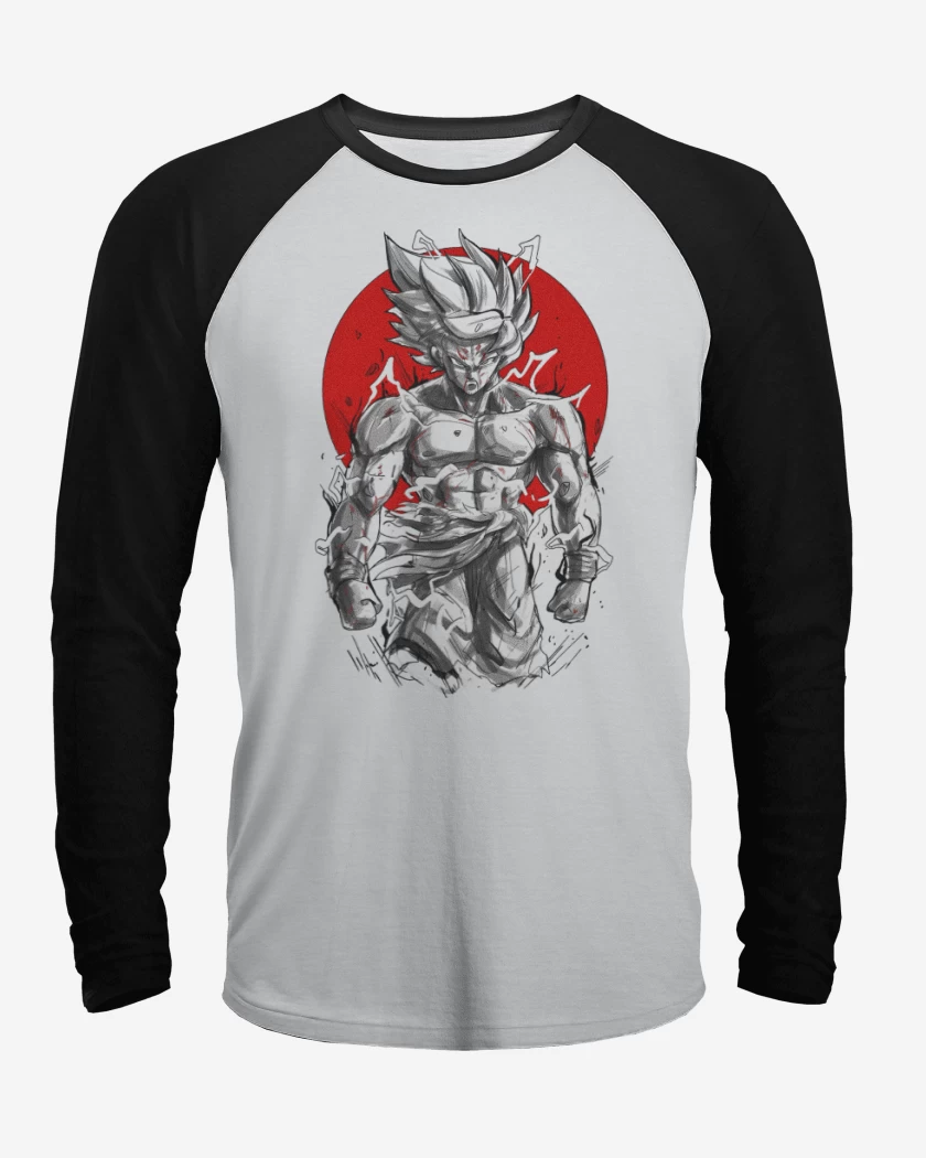 Polera Raglan Goku Beast Saiyan