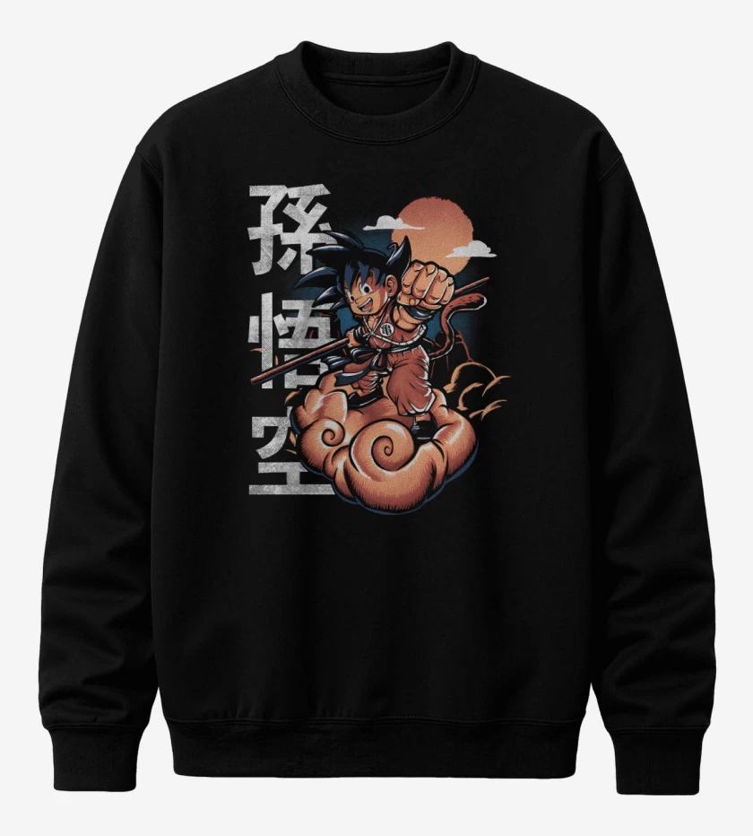 Poleron polo Goku Nube Voladora