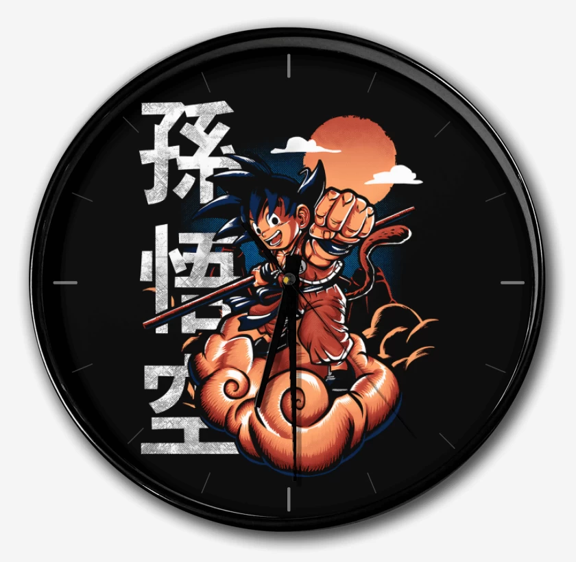 Reloj Negro de Goku Nube Voladora