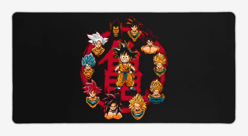 Mouse pad Gamer Goku Evolution