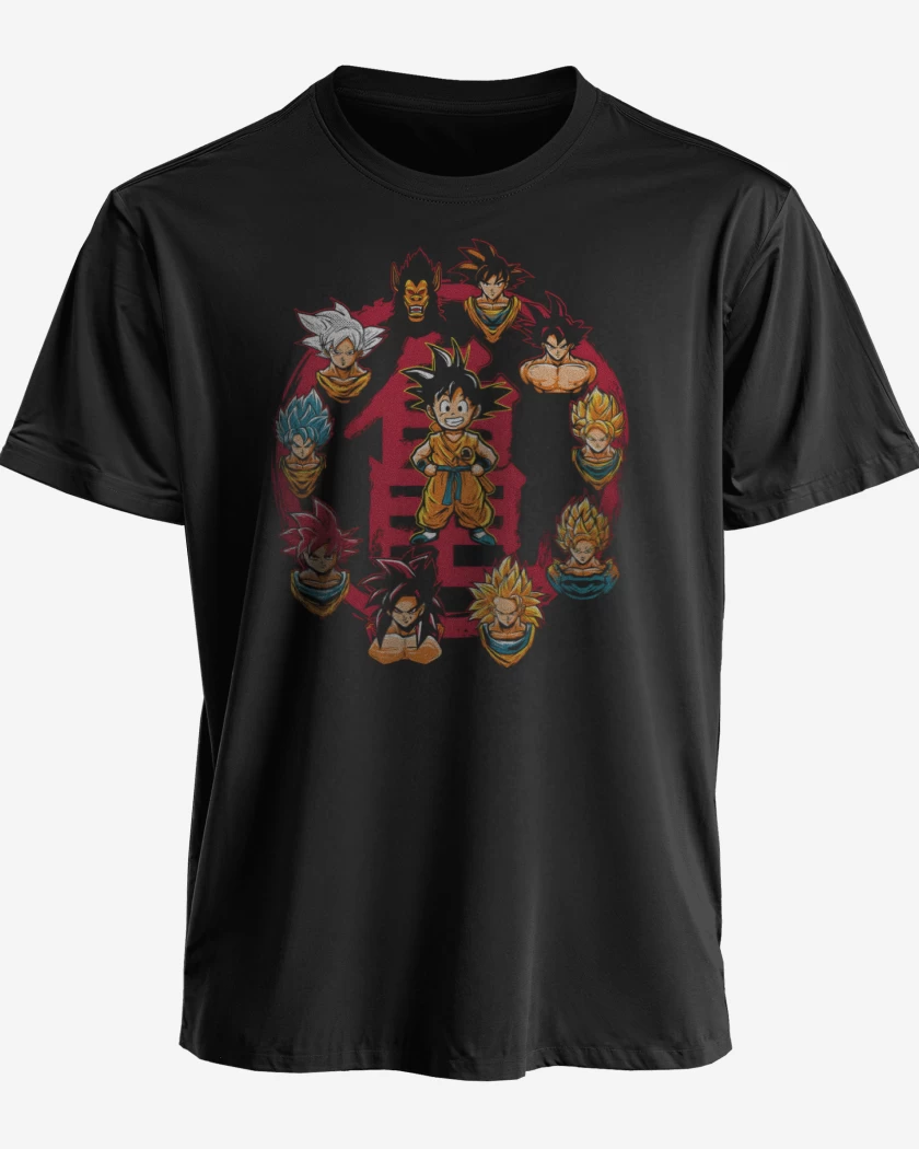 Polera Goku Evolution