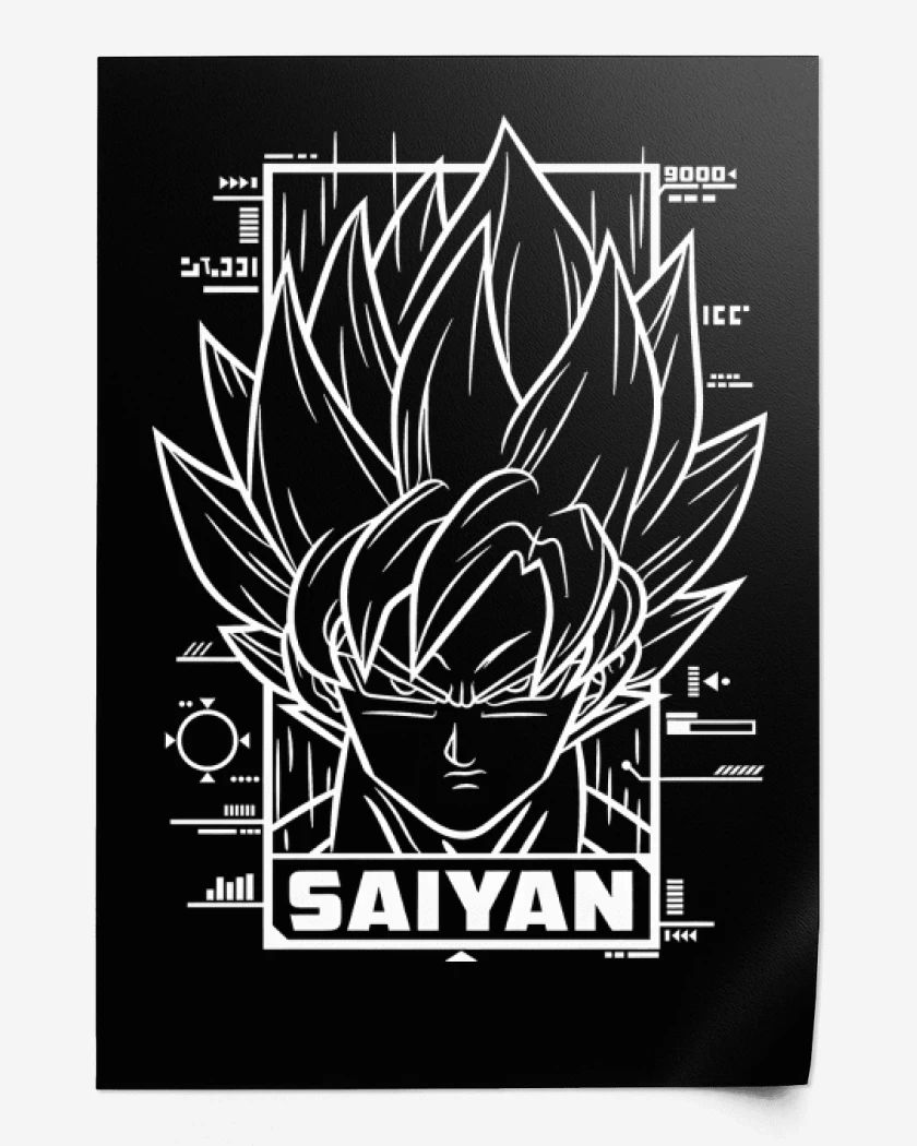 Print Saiyan Goku