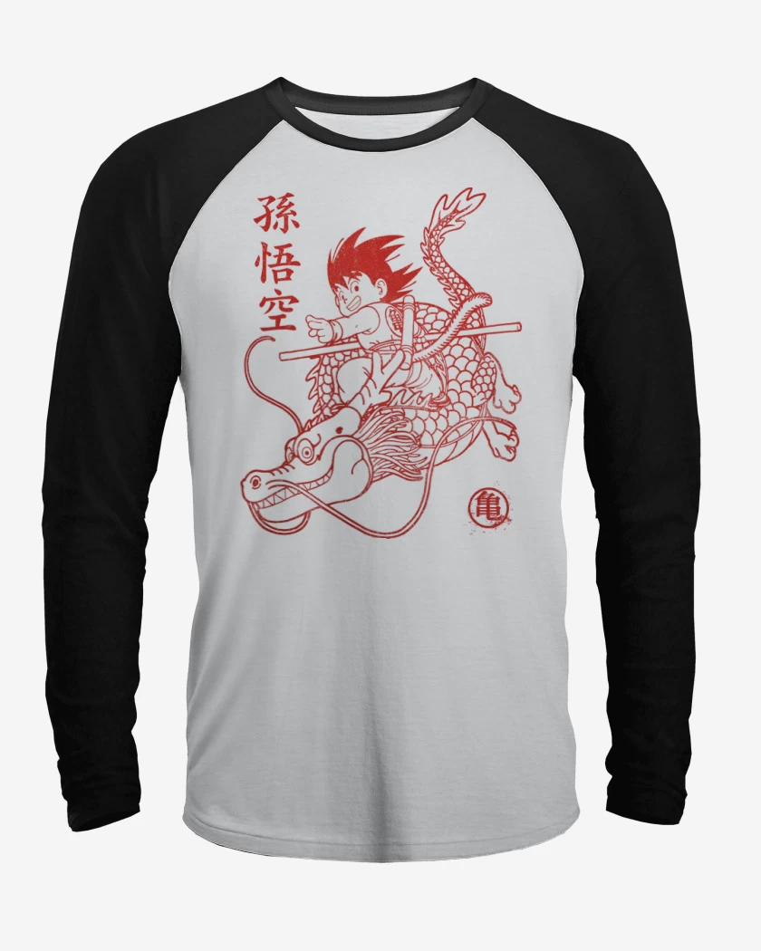 Polera Raglan Goku Shen Long