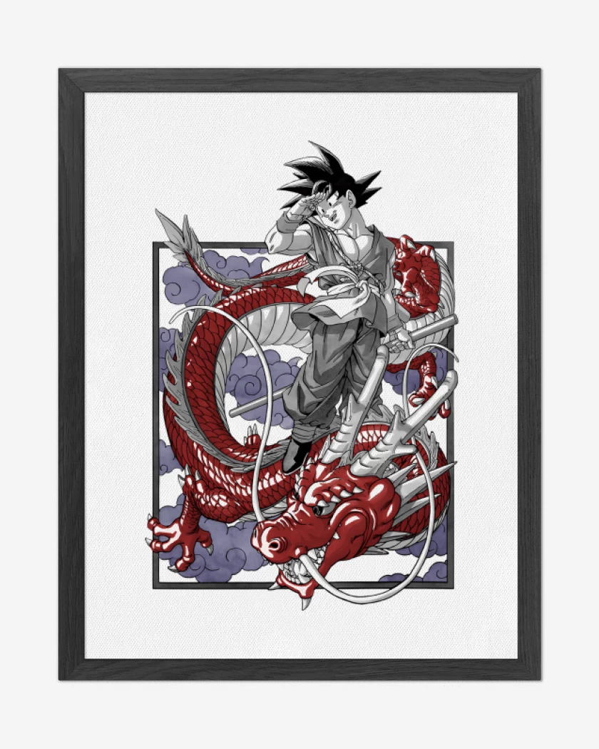 Cuadro decorativo Goku Shen Long GT