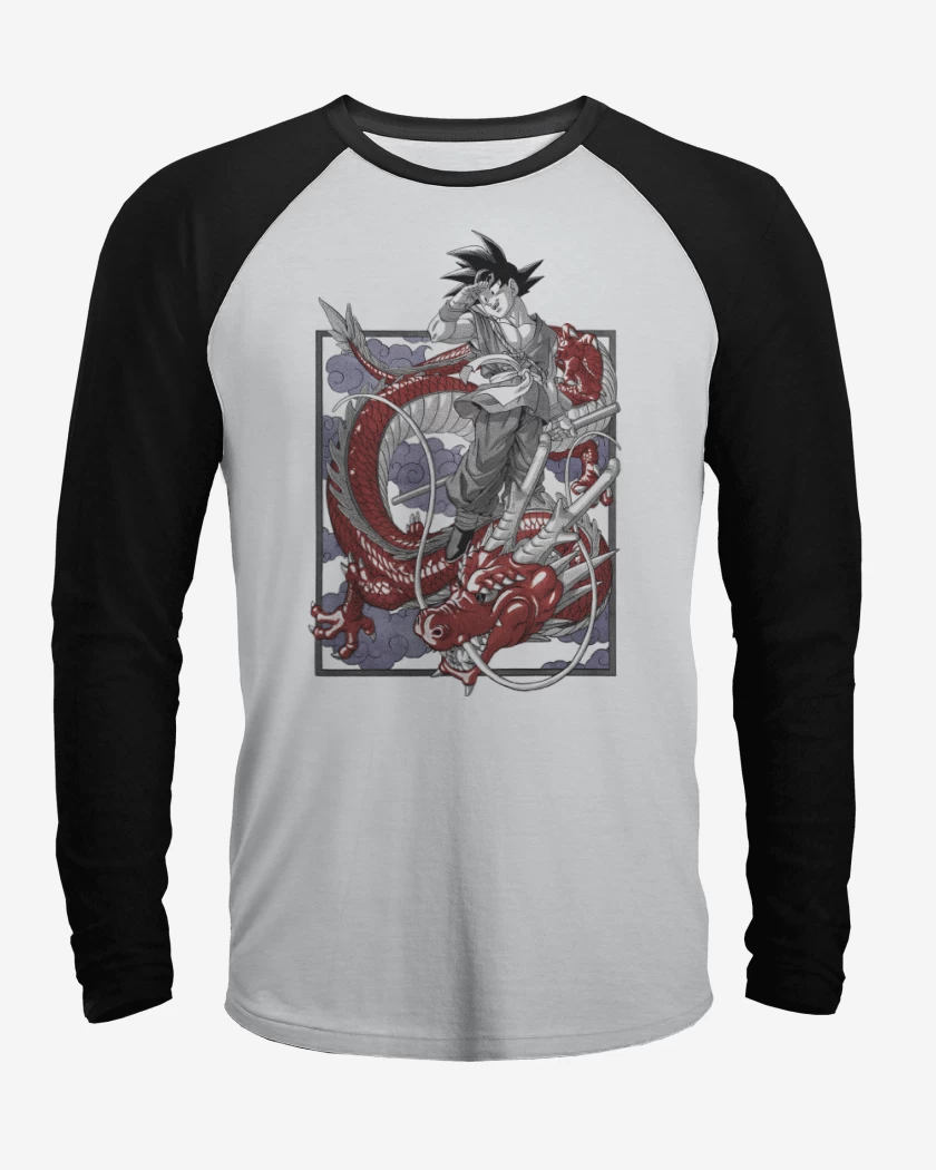 Polera Raglan Goku Shen Long GT