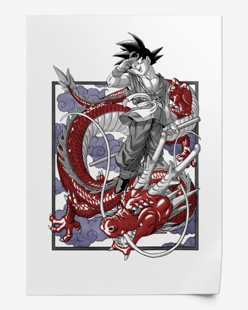 Print Goku Shen Long GT