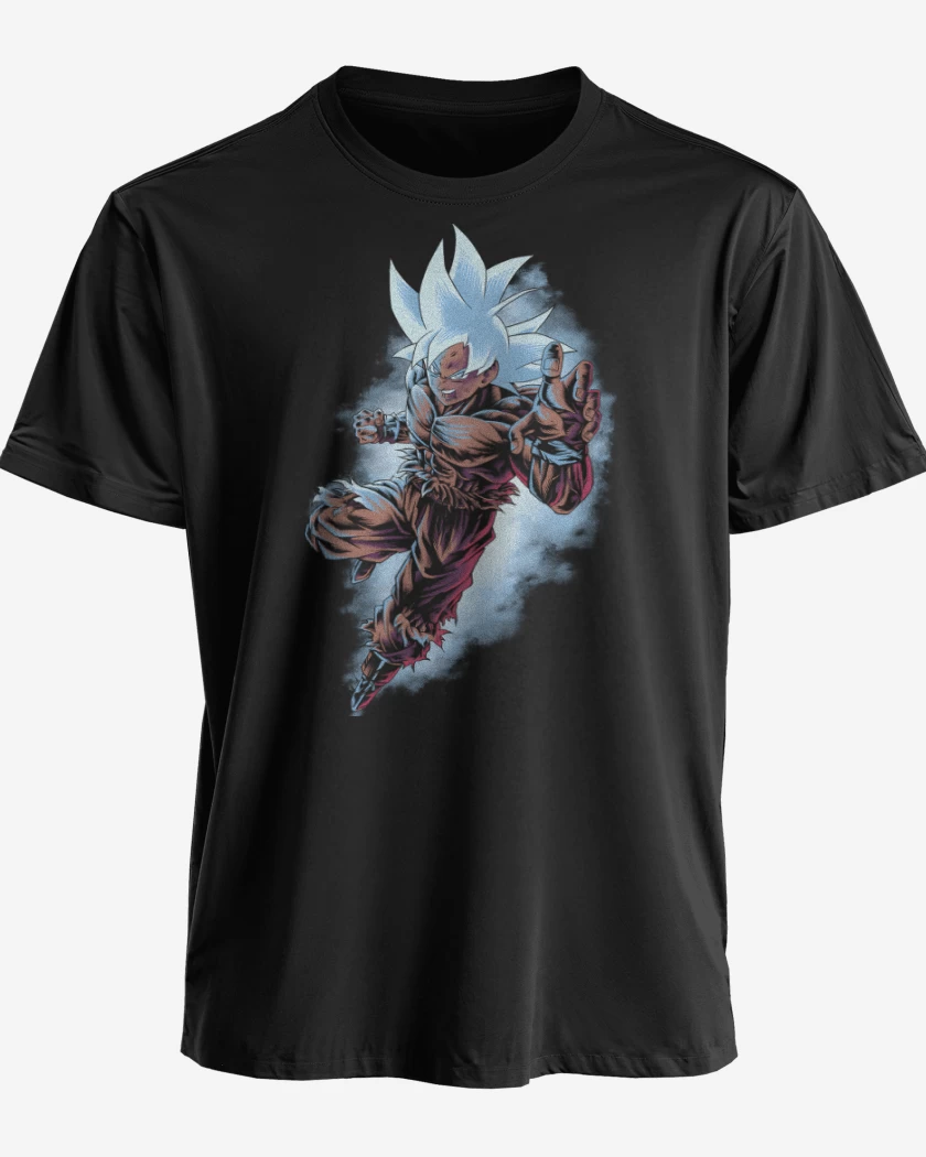 Polera premium Negro de Ultra Instinto Dominado
