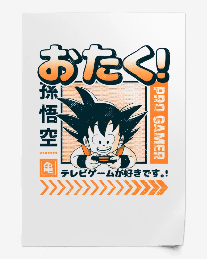 Print Goku Pro Gamer