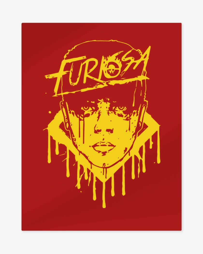 Print metalico Rojo de Furiosa