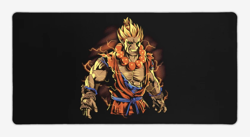 Mouse pad Gamer Negro de Gokuma