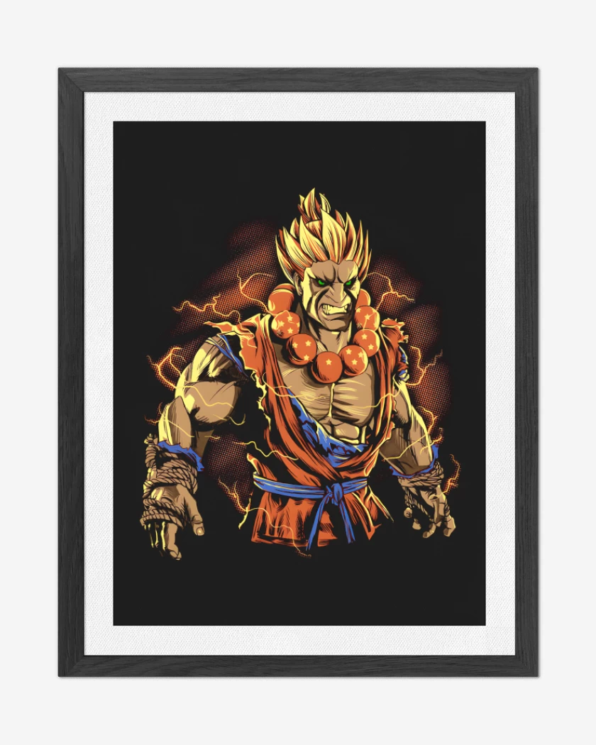 Cuadro decorativo Negro de Gokuma