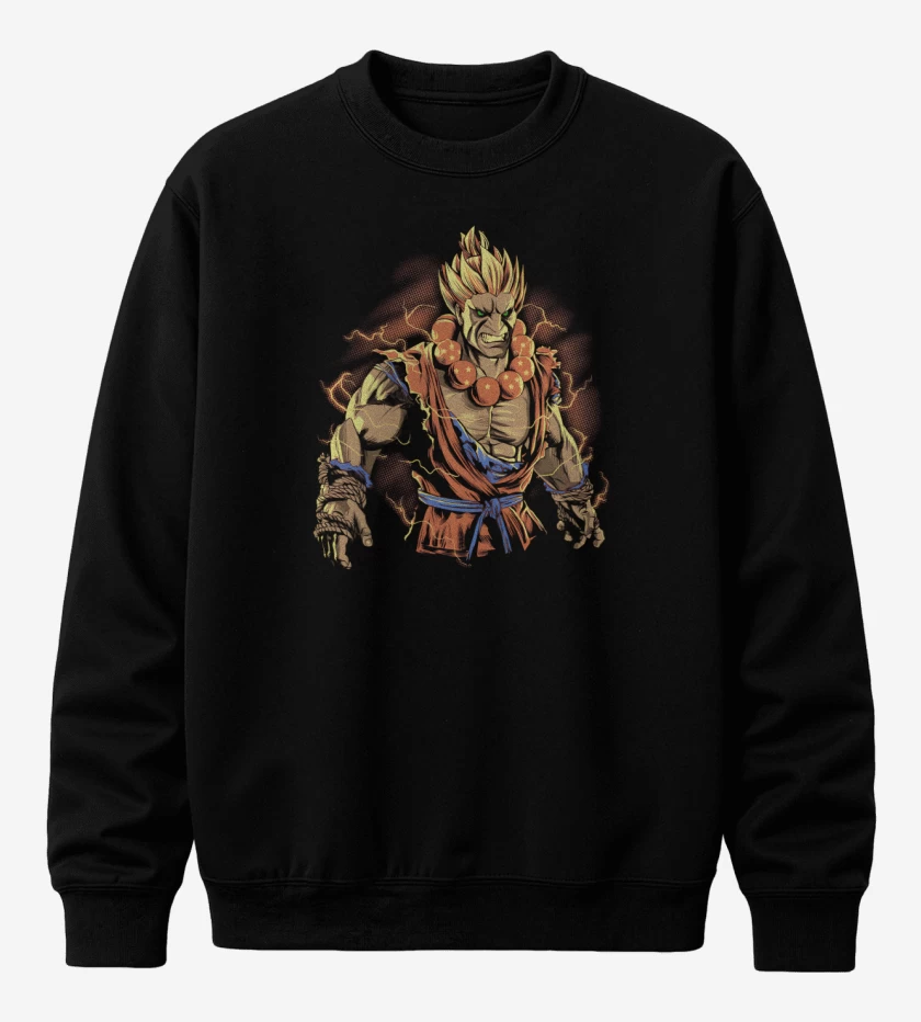 Poleron polo Negro de Gokuma