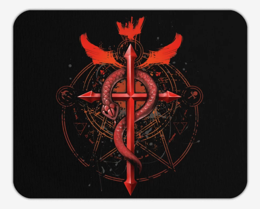 Mousepad Símbolo de Alquimistas