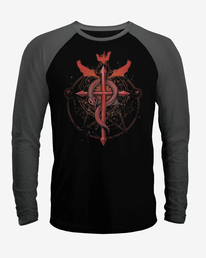 Polera Raglan Símbolo de Alquimistas