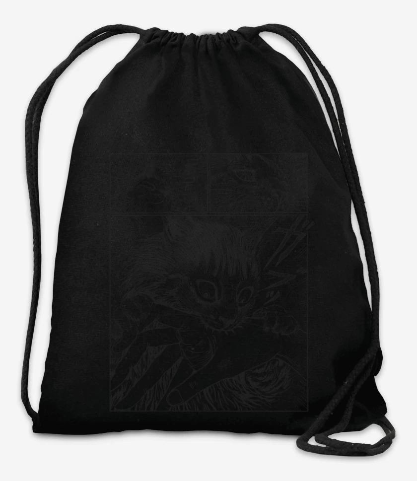 Mochila Negro de Gato Junji Ito