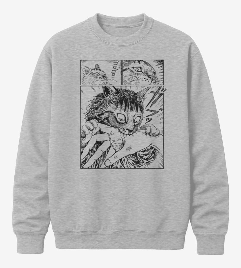 Poleron polo Gato Junji Ito