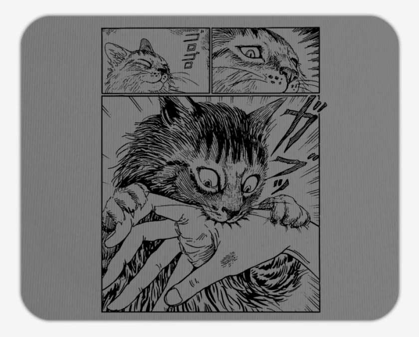 Mousepad Gato Junji Ito