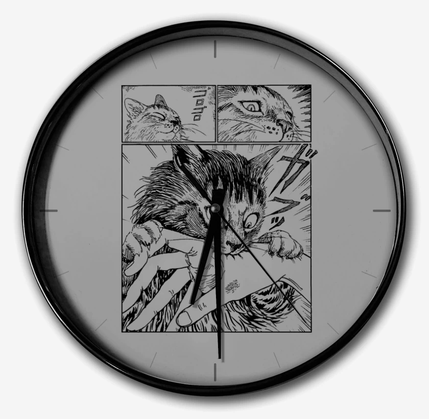 Reloj Gris Melange de Gato Junji Ito