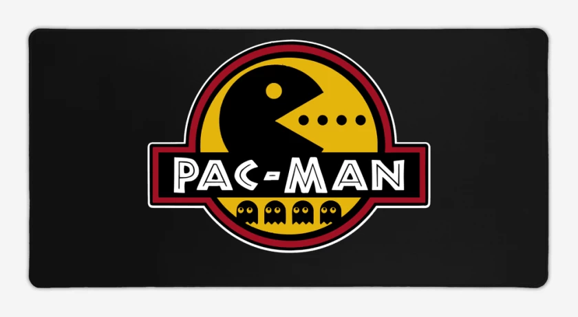 Mouse pad Gamer Negro de Jurasick Pac