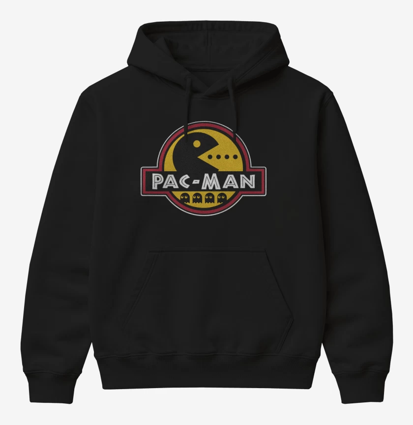 Poleron Canguro básico Negro de Jurasick Pac