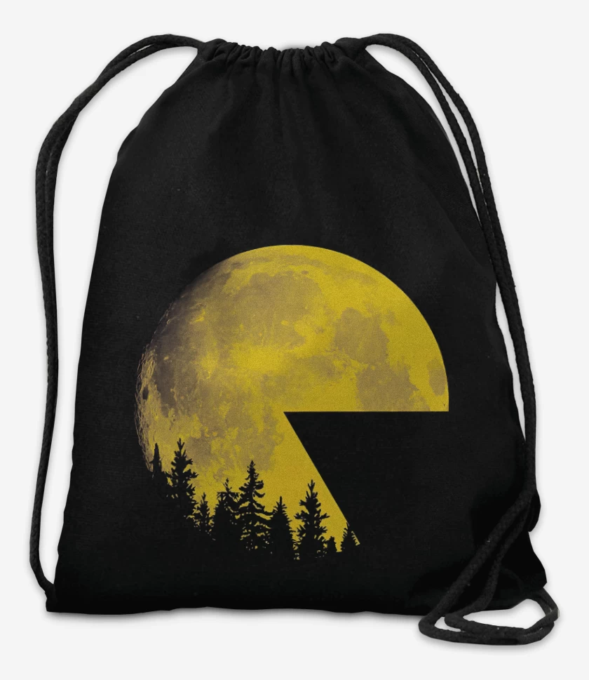 Mochila Negro de Pac Moon