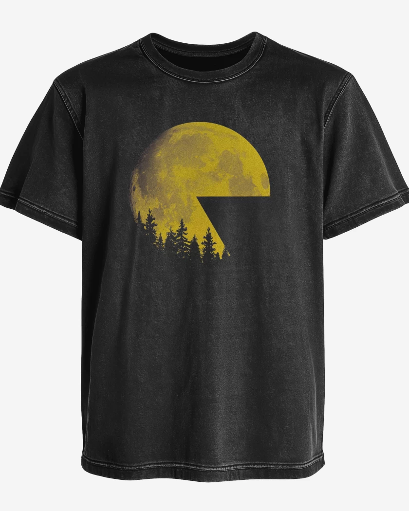 Polera desgastada Pac Moon