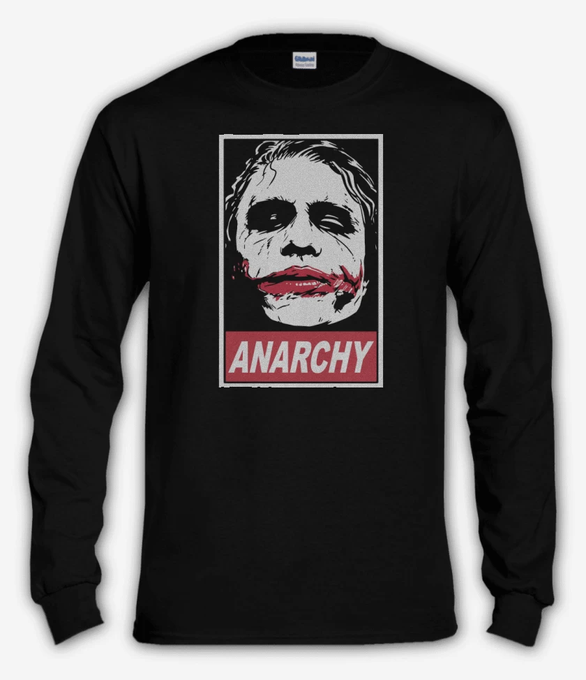Polera manga larga Negro de Jok Anarchy