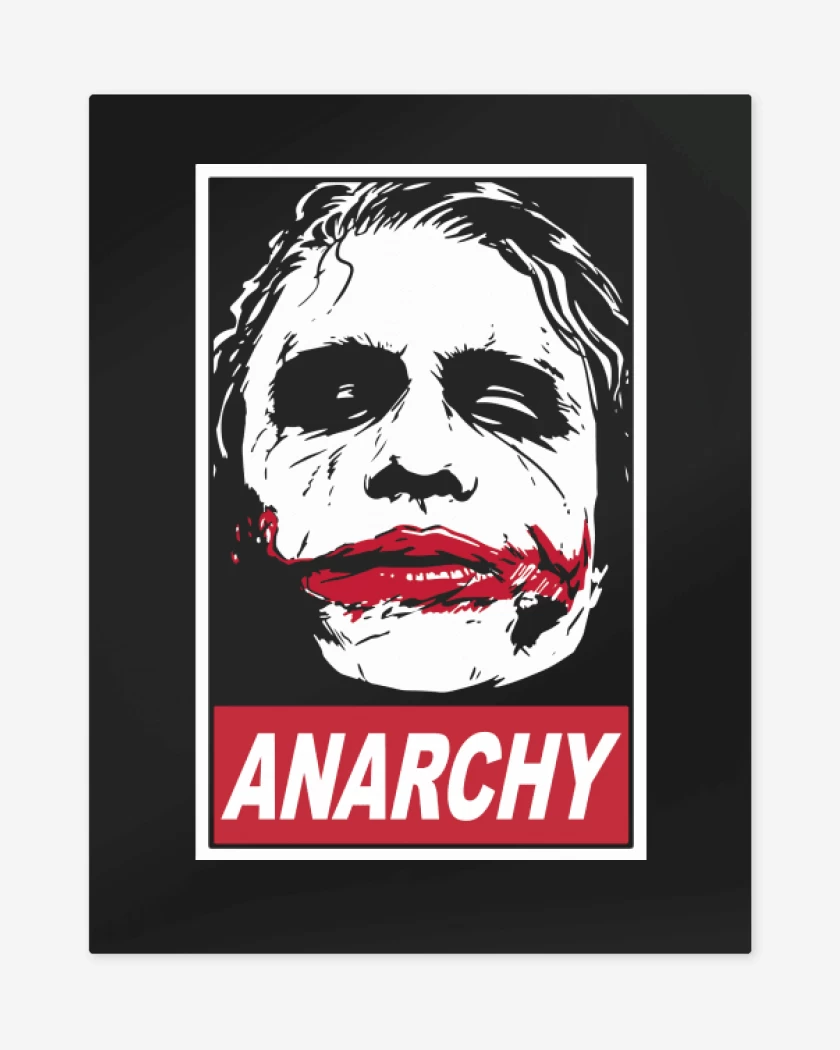 Print metalico Negro de Jok Anarchy