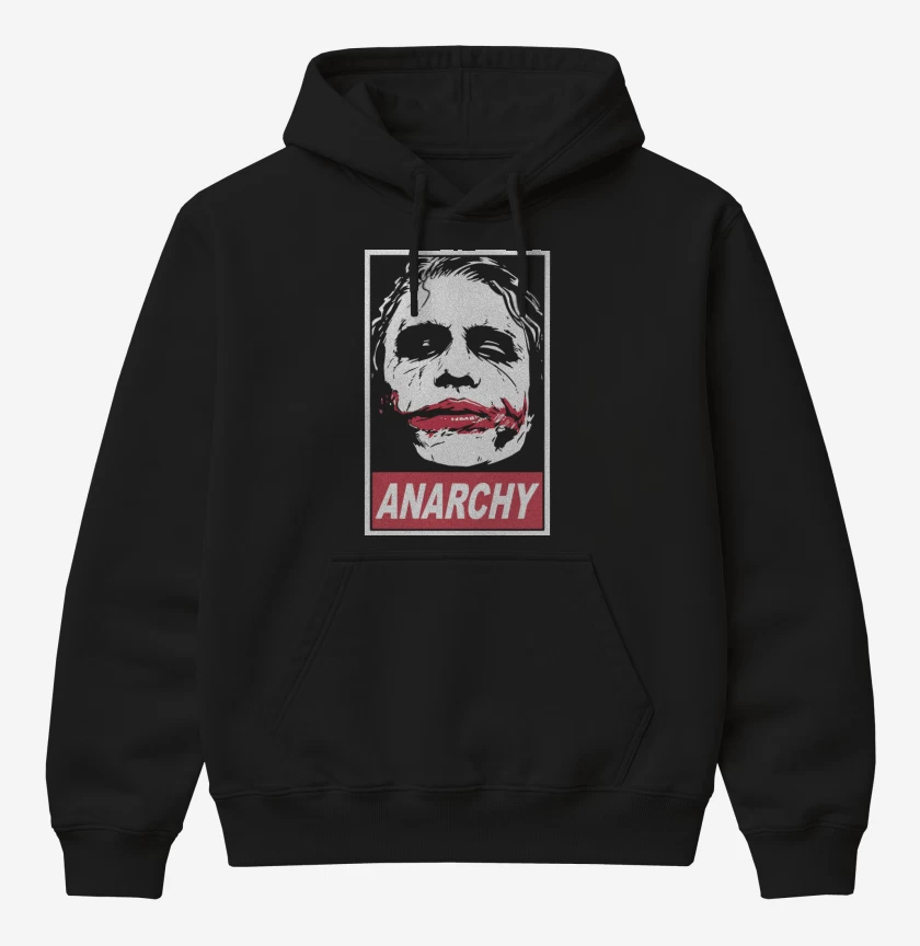 Poleron Canguro básico Negro de Jok Anarchy