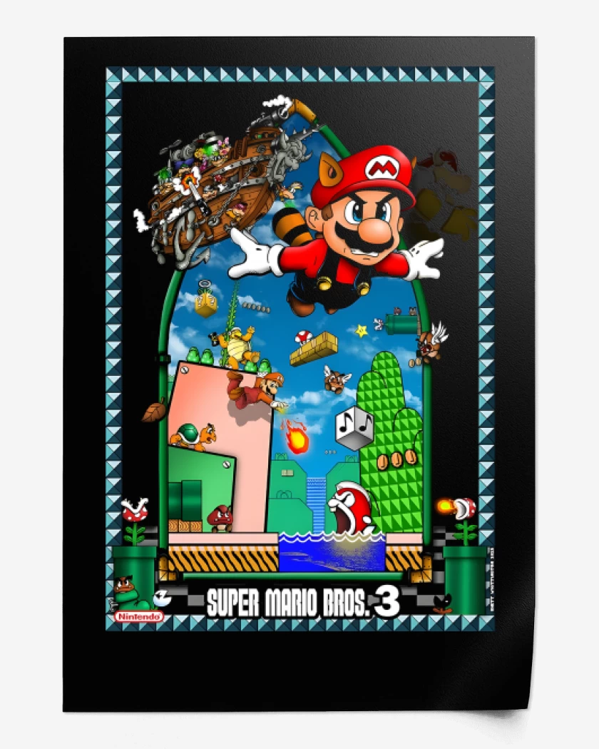 Print Super Bigote 3 Poster